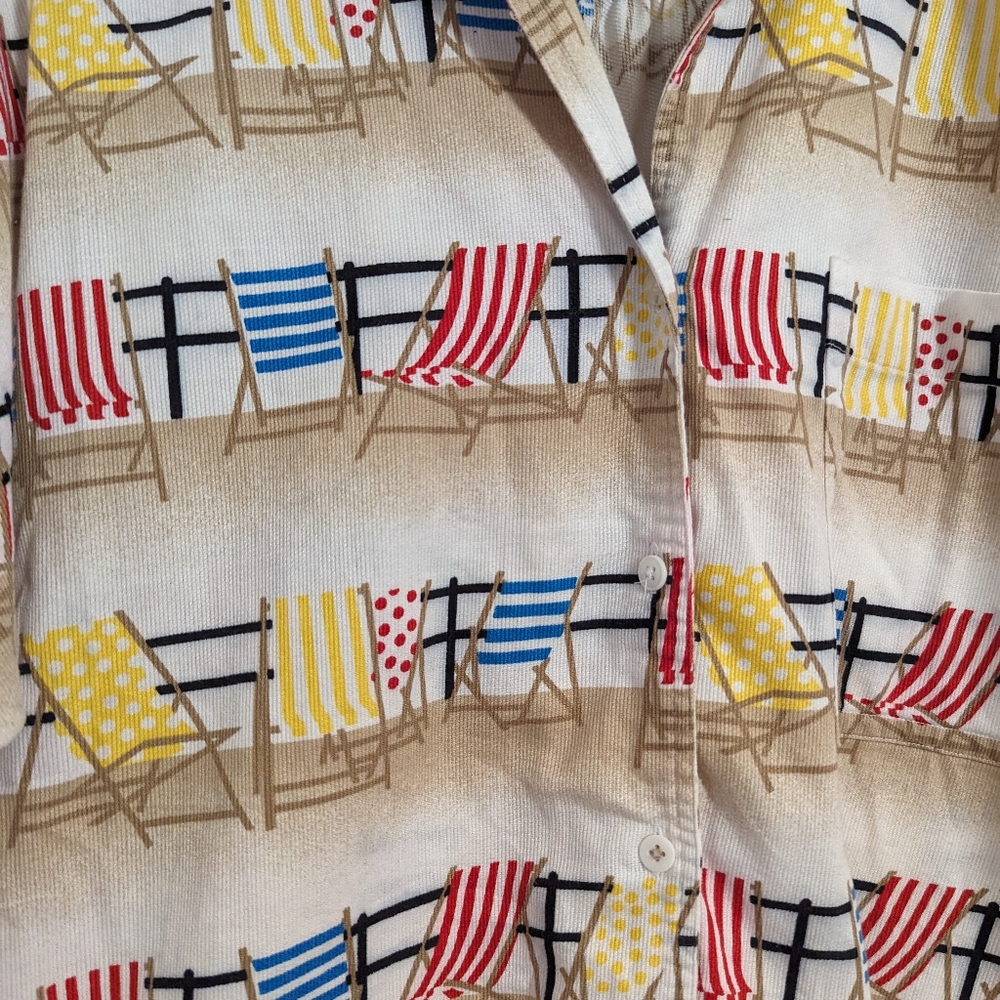 Merona Multicolor Patterned Button-Up Shirt - Picture 2 of 7